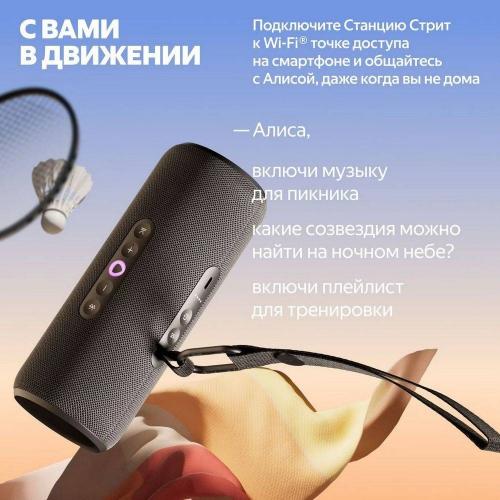 Умная колонка Яндекс Станция Стрит Черный