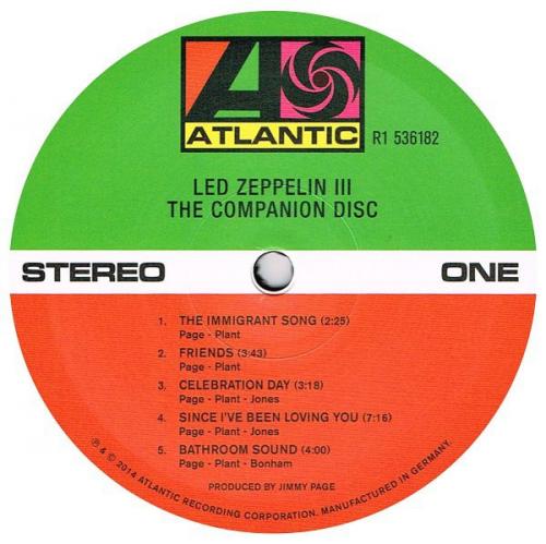 Виниловая пластинка Led Zeppelin LED ZEPPELIN III (Deluxe Edition/Remastered/180 Gram)