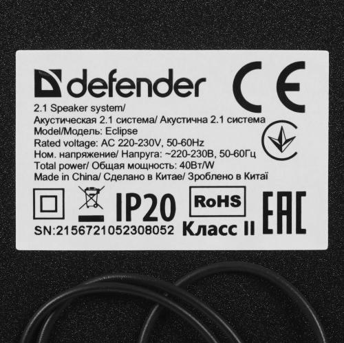 Акустическая система Defender 40W BLACK ECLIPSE
