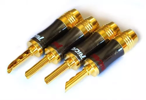 Комплект разъемов Ricable Custom Speaker Banana Hi-Fi (4 шт.)
