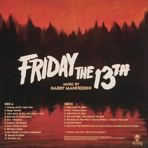 Виниловая пластинка OST - Friday The 13th (Harry Manfredini) (Silver with Black, Red and Gold Splatter Vinyl LP)
