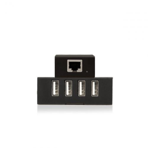 Приемник и передатчик сигнала USB 2.0 по кабелю витой пары Qtex QVE TUSB50