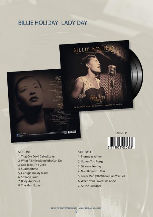 Виниловая пластинка BILLIE HOLIDAY - LADY DAY