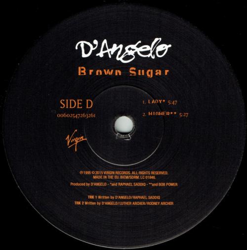Виниловая пластинка D'Angelo, Brown Sugar (20th Anniversary Edition)