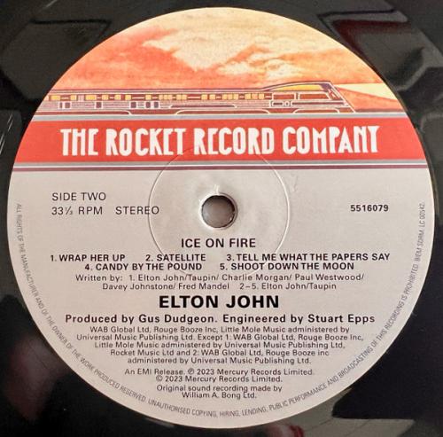 Виниловая пластинка Elton John - Ice On Fire (180 Gram Black Vinyl LP)
