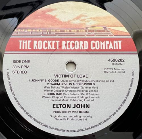 Виниловая пластинка John, Elton - Victim Of Love (Black Vinyl LP)