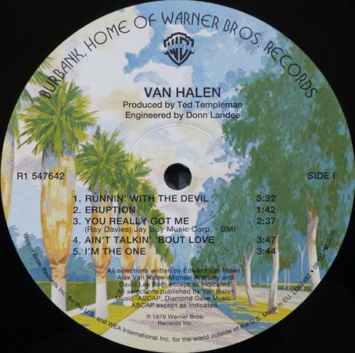Виниловая пластинка Van Halen VAN HALEN (180 Gram/Remastered)