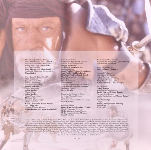 Виниловая пластинка Various Artists, Gladiator (Original Motion Picture Soundtrack)
