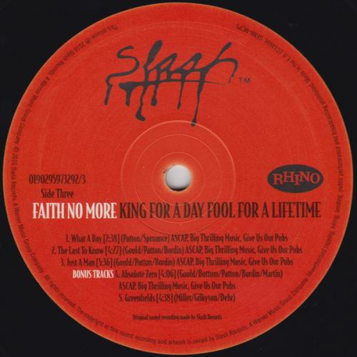 Виниловая пластинка WM Faith No More King For A Day...Fool For A Lifetime (180 Gram)