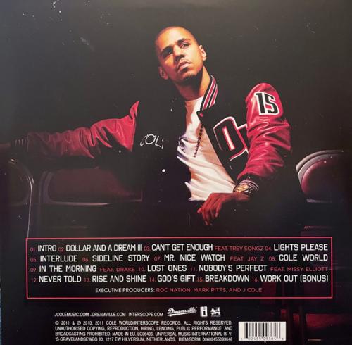 Виниловая пластинка J. Cole - Cole World: The Sideline Story (Black Vinyl 2LP)