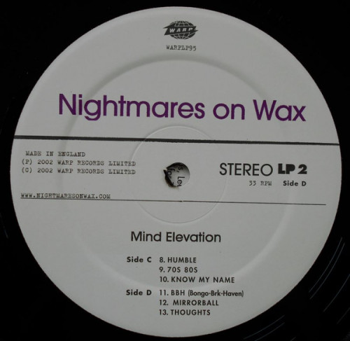 Виниловая пластинка Nightmares On Wax - Mind Elevation (Black Vinyl 2LP)