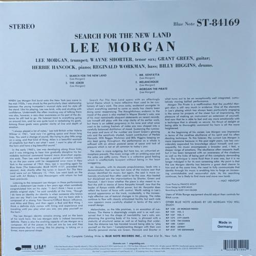 Виниловая пластинка Lee Morgan - Search For The New Land (Black Vinyl LP)