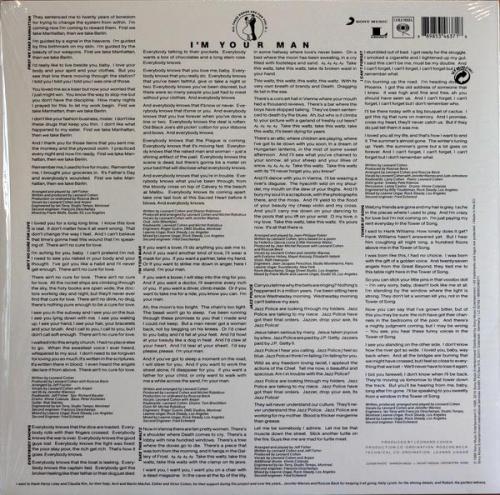 Виниловая пластинка Leonard Cohen I'M YOUR MAN