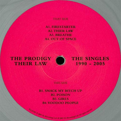 Виниловая пластинка The Prodigy — THEIR LAW THE SINGLES 1990-2005 (2LP)