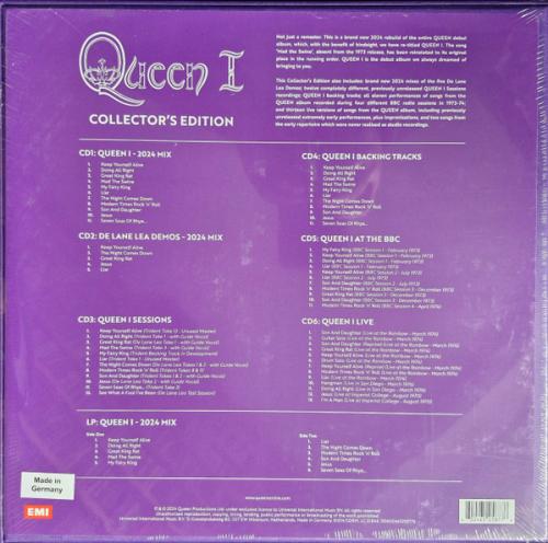 Виниловая пластинка Queen - Queen (Box) (Black Vinyl Limited, LP+6CD)