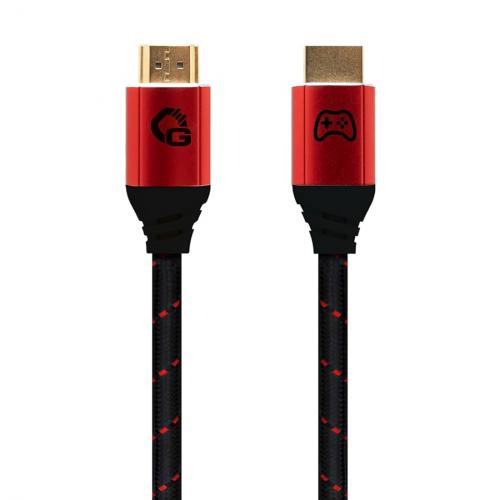 HDMI кабель Oehlbach EXCELLENCE Gaming UHD Ultra High-Speed HDMI 2.1b cable 2.0 m Red / Black (D1C42559)