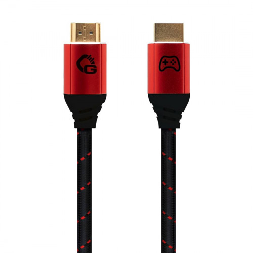 HDMI кабель Oehlbach EXCELLENCE Gaming UHD Ultra High-Speed HDMI 2.1b cable 2.0 m Red / Black (D1C42559)