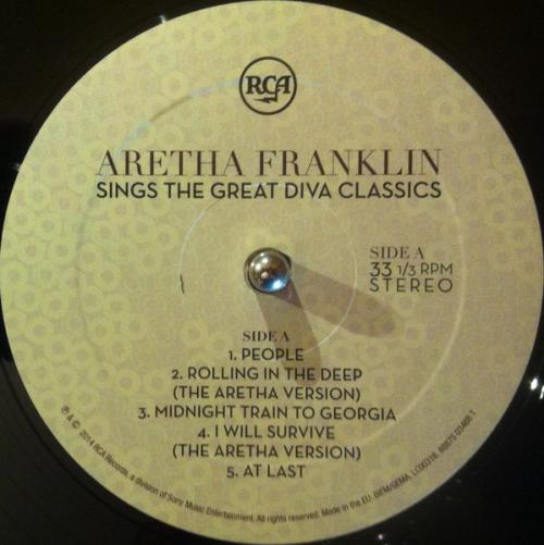 Виниловая пластинка Sony Aretha Franklin Sings The Great Diva Classics (Black Vinyl)