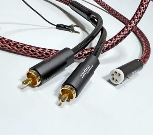 Фонокабель Zavfino The Coven Phono Cable w/24K Straight DIN-RCA (1.2M)