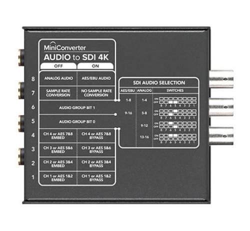 Конвертер Blackmagic Mini Converter Audio to SDI 4K