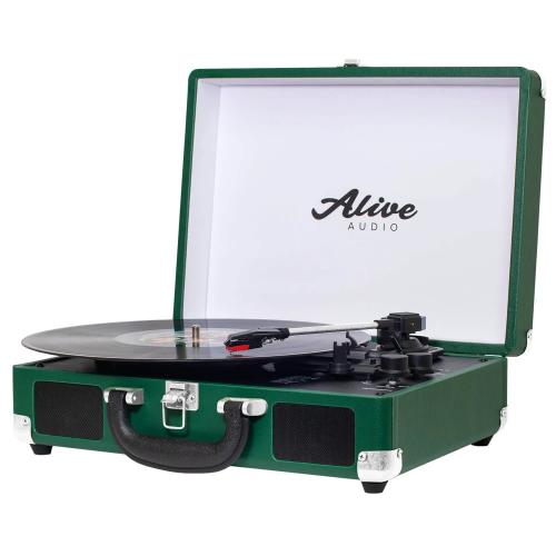 Проигрыватель винила Alive Audio GLAM Pine c Bluetooth