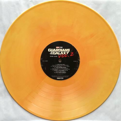 Виниловая пластинка OST - Guardians Of The Galaxy Vol. 2 - deluxe (Various Artists) (Limited Deluxe Edition, Orange Swirl Vinyl 2LP)