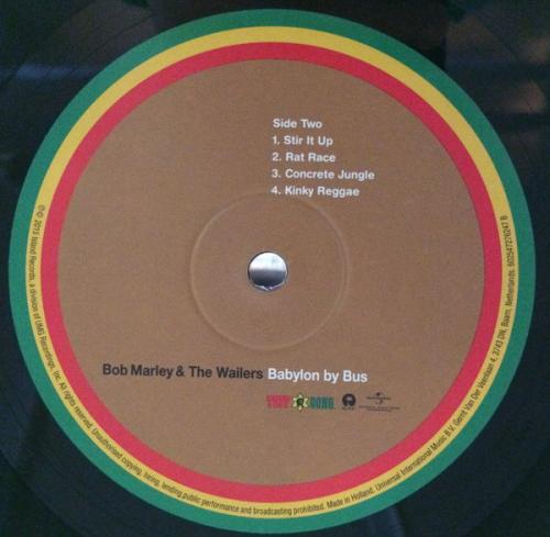 Виниловая пластинка Bob Marley & The Wailers, Babylon By Bus (2015 LP)