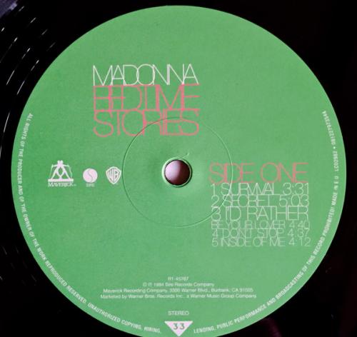 Виниловая пластинка Madonna BEDTIME STORIES (180 Gram)