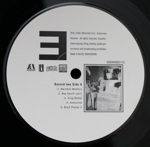 Виниловая пластинка Eminem, The Marshall Mathers LP (Explicit Version)