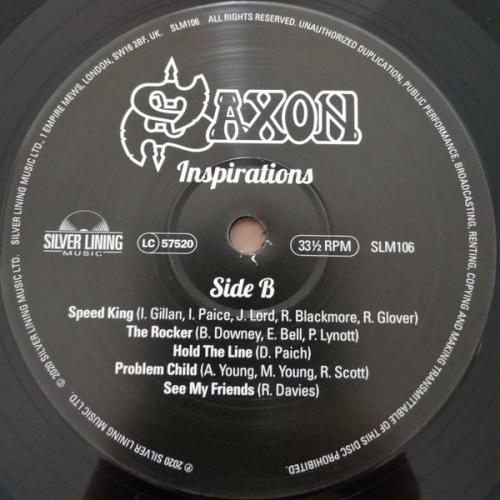 Виниловая пластинка Saxon - Inspirations (Black Vinyl LP)