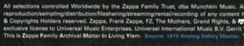 Виниловая пластинка Zappa, Frank, Burnt Weeny Sandwich