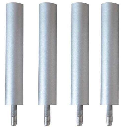 Ножки Quadraspire Columns 19, Silver 256мм (4 шт)