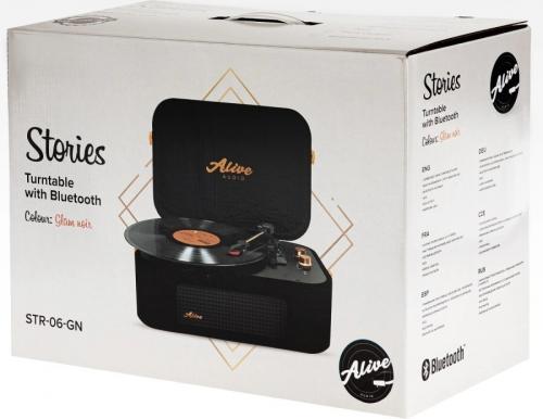 Проигрыватель винила Alive Audio STORIES Glam Noir