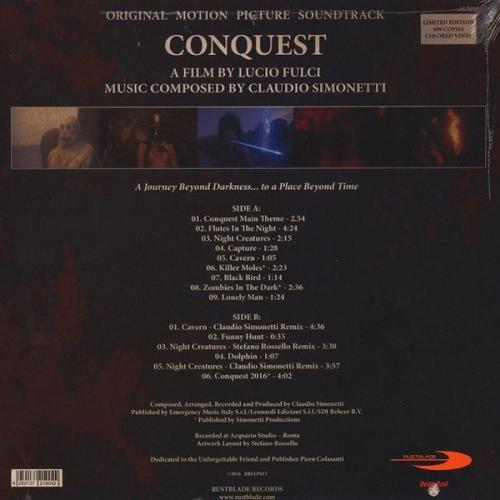 Виниловая пластинка Саундтрек - Conquest (Claudio Simonetti) (Coloured Vinyl LP)