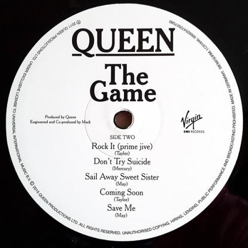 Виниловая пластинка Queen, The Game