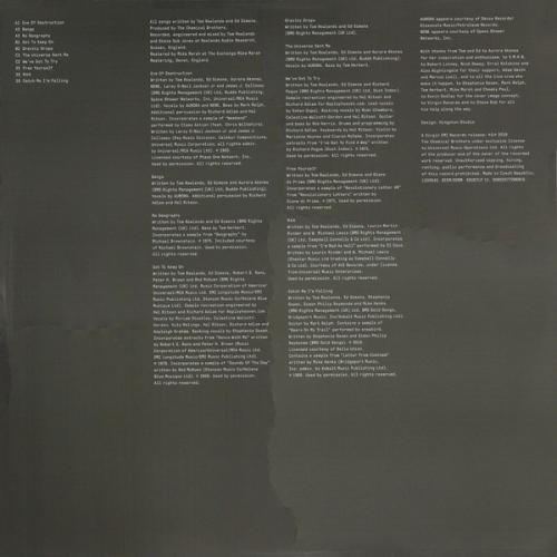 Виниловая пластинка The Chemical Brothers, No Geography (2LP Standard Package)
