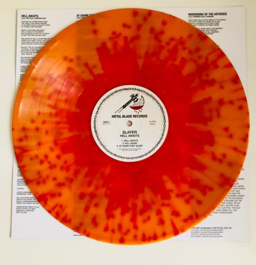 Виниловая пластинка Slayer - Hell Awaits (Orange/Red Splatter Vinyl LP)