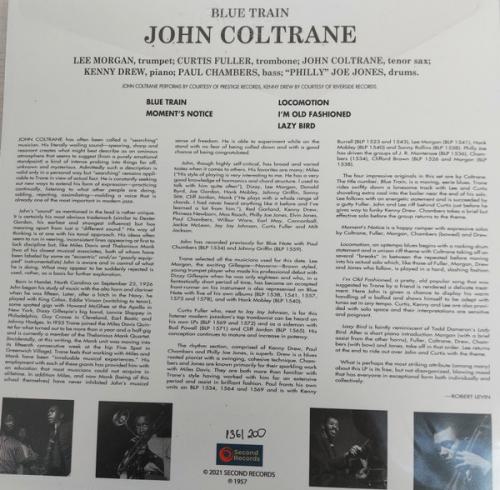 Виниловая пластинка John Coltrane - Blue Train (180 Gram Black Vinyl LP)