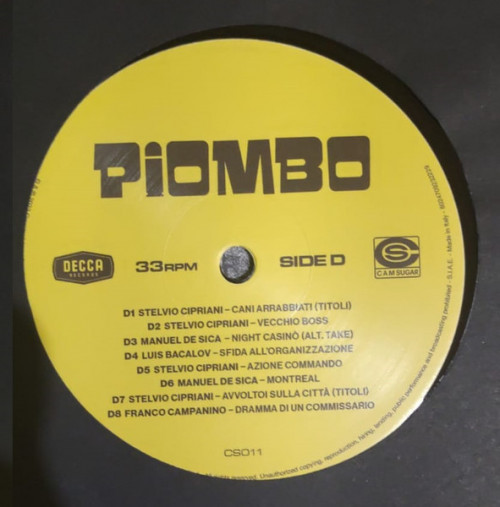 Виниловая пластинка Сборник - Piombo: The Crime-Funk Sound Of Italian Cinema In The Years Of Lead 1973 - 1981 (Black Vinyl 2LP)