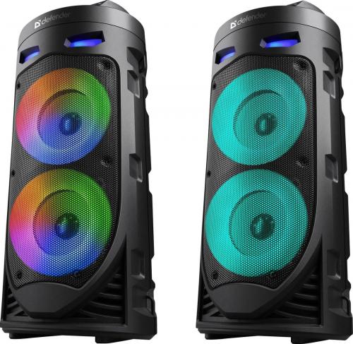 Минисистема Defender 16W BLACK CRASHBOOM