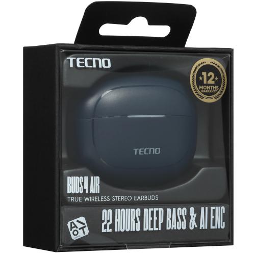 Наушники TECNO BD04 Buds 4 Air Midnight Blue