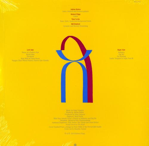 Виниловая пластинка King Crimson — THREE OF A PERFECT PAIR (200 GR. VINYL) (LP)