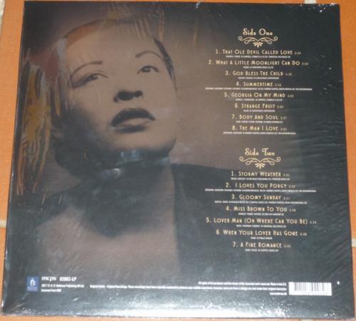 Виниловая пластинка BILLIE HOLIDAY - LADY DAY