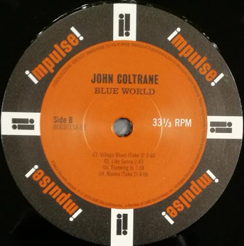 Виниловая пластинка John Coltrane, Blue World
