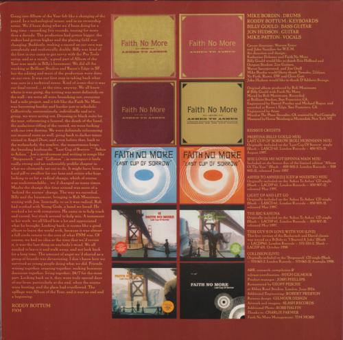 Виниловая пластинка Faith No More ALBUM OF THE YEAR (180 Gram) (0190295972967)