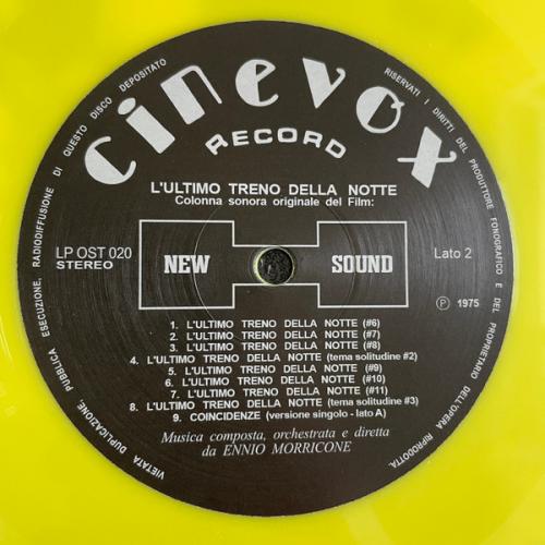 Виниловая пластинка Саундтрек - L'Ultimo Treno Della Notte (Ennio Morricone) (Coloured Vinyl LP)