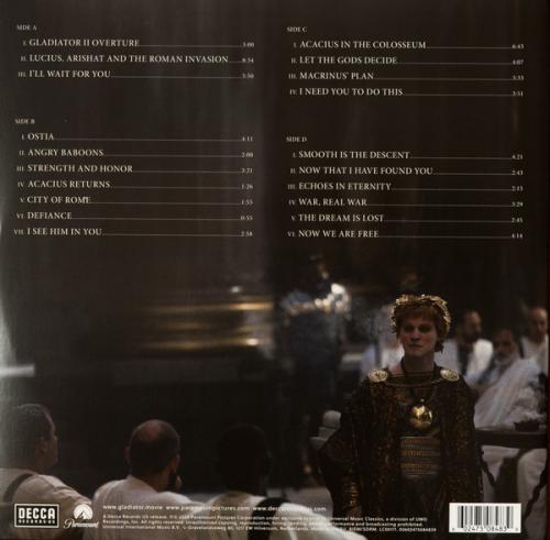 Виниловая пластинка OST - Gladiator (Harry Gregson-Williams) (Black Vinyl 2LP)