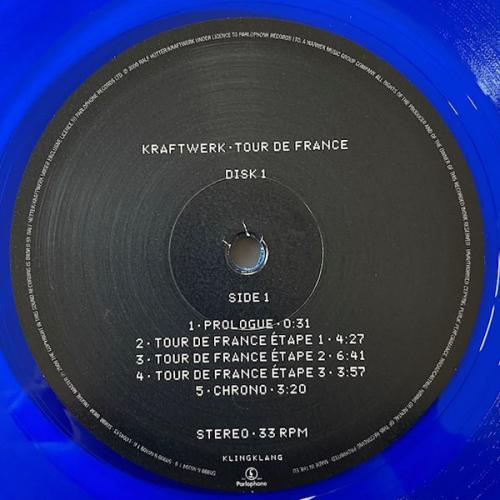 Виниловая пластинка Kraftwerk — TOUR DE FRANCE (Limited 180 Gram Translucent Red & Blue Vinyl/Booklet)