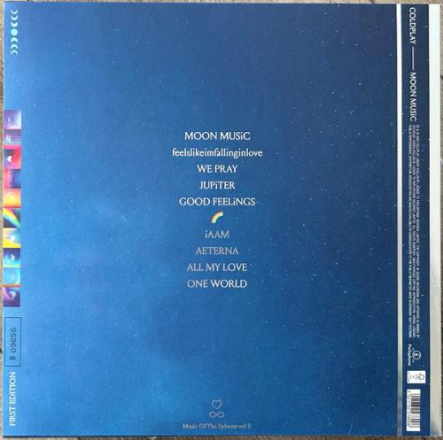 Виниловая пластинка Coldplay – Moon Music (Limited Edition, Numbered, Stereo, Blue Translucent Vinyl LP)