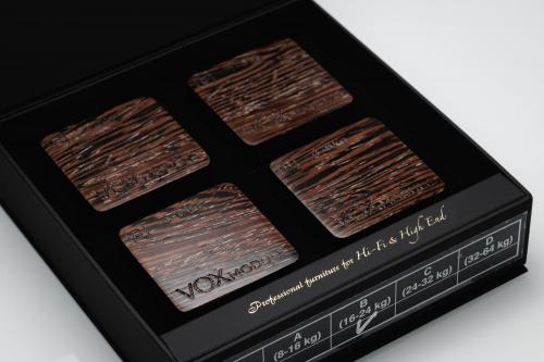 Демпфер квадратный VOXmodule Wenge (4 шт) (B, 4-6 кг)